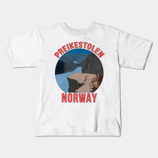 Preikestolen Norway Kids T-Shirt